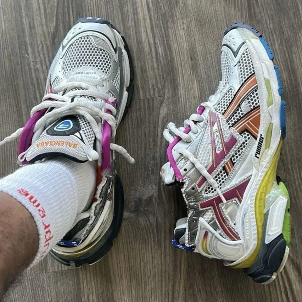Balenciaga Runner Sneakers Multi-Color (Size 10.5) - Image 3 of 4