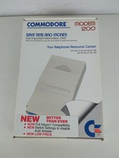 Commodore 1200 Modem w/Users Manual For Commo...