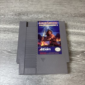 IronSword: Wizards & Warriors II e manuale (Nintendo NES, 1989) testato funzionante