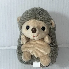 DILLY DUDU HEDGEHOG Brown & Tan Soft Plush Animal