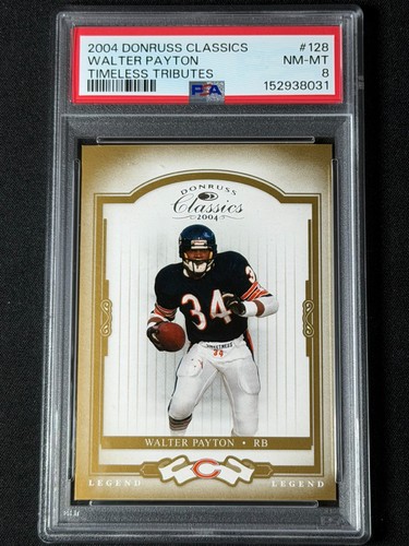 Walter Payton #128 2004 Panini Donruss Classics card