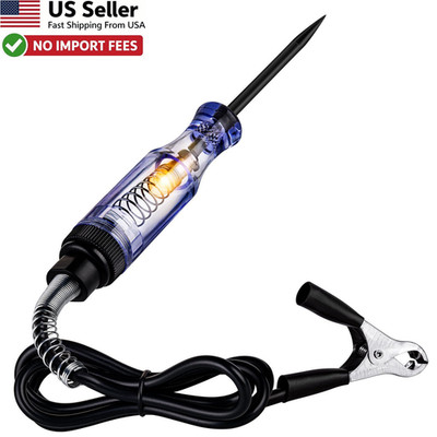 Automotive Test Light 6-12-24V Circuit Tester Voltage Pen Fuse Probe FROM USA