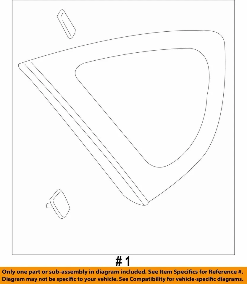 08 09 10 11 12 13 14 SUBARU IMPREZA Cuarto de cristal/ventana izquierda Foto 3 de 3