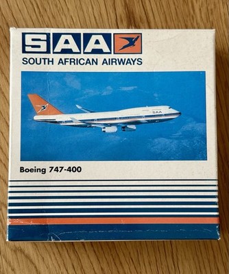 Herpa Wings 500685, Boeing 747-400 SAA South African Airlines, Modell 1:500
