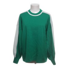 Cesare Gaspari, Strickpullover, Größe: XS/S, Grün/Weiß, Acryl, Feinstrick #0iy