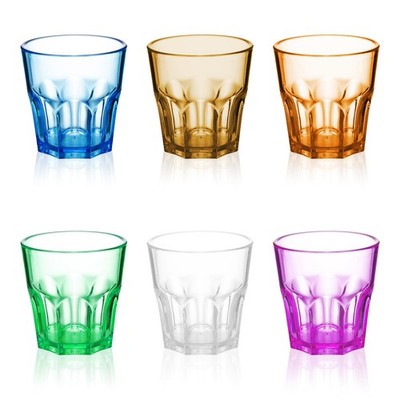 6Pcs Plastic Drinking Glasses, XJMWXHFC Acrylic Glasses Drinkware, Unbreakabl...
