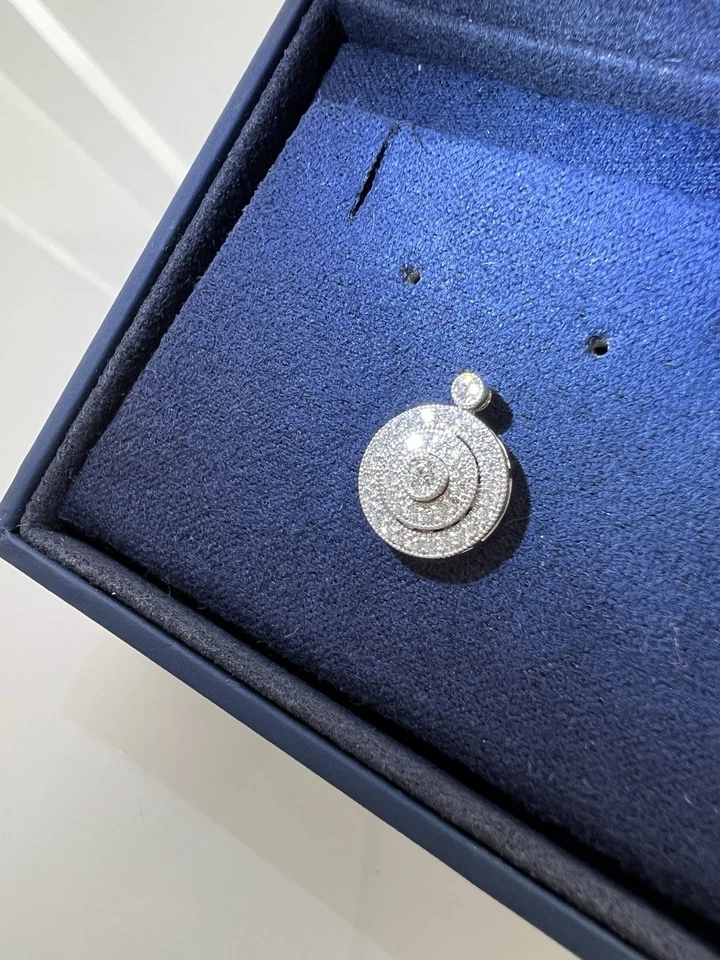 Pingente de colar Hali de ouro branco 18k com diamante natural Simon G - Imagem 2 de 4