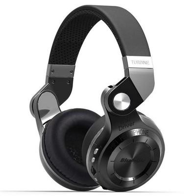 Bluedio T2 Plus Turbine Wireless Bluetooth Headphones with Mic/Micro SD Card ...