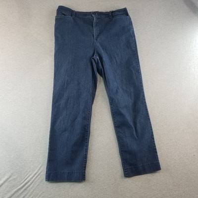 Gloria Vanderbilt Jeans Women's Sz 12 Amanada Trousers Dark