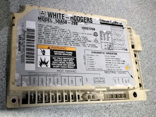 White Rodgers Furnace Control Circuit Board Part # 50a50-298
