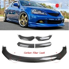 For Acura Rsx Front Bumper Lip Spoiler Splitter Carbon Fiber Hellcat Style