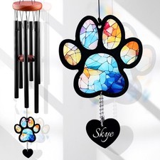 Pet Memorial Wind Chime Dog Memorial Gifts for Loss of Dog, Loss of Pet Sym...