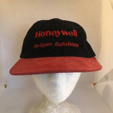 Vintage Honeywell hi-spec solution Strapback hat adjustable 1990s 1980s Q1
