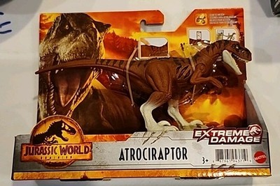 Mattel Jurassic World Dominion Extreme Damage Atrociraptor NEW