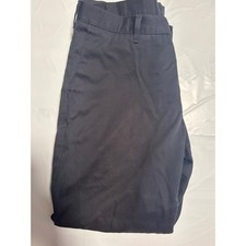 VTG Lee Mens Casual Pants Black Cotton Blend Chinos 34x30 Workwear Trousers 2001