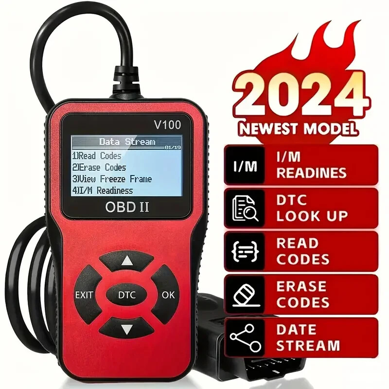 OBD2 Scanner Code Reader OBD II Check Engine Car Diagnostic Tool-image