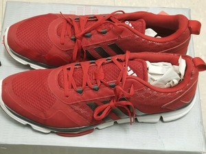 bright red adidas shoes