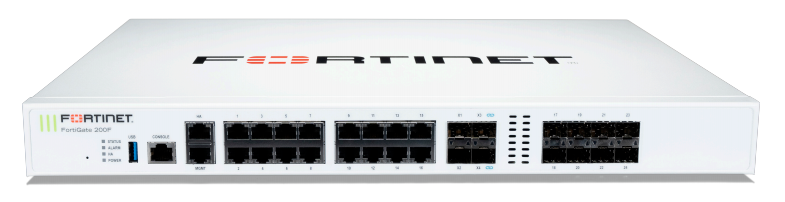 ■ ファイアウォール Fortinet Fortigate 200F ② 動作品 Fortinet Fortigate-200F Hardware +3 year 24X7 Forticare and