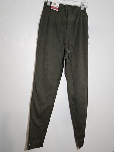 Faded Glory Women's Green Stretch Leggings Pull On Denim Pants Medium Average - Picture 3 of 6
