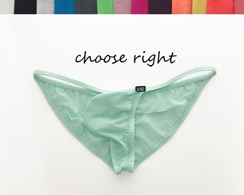 Men's Sexy Ultrathin Underwear Panties Mini Briefs Bikini Underpants Ice silk 29 - Picture 5 of 23