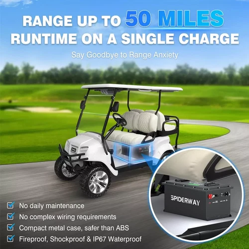 36V 105Ah Lithium LiFePO4 Golf Cart Battery 6000+ Cycles 200A BMS /Fast Charger - Picture 11 of 27