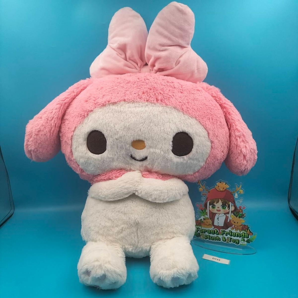 ⑫激レア！Pan Head & Mikey Melody SANRIO D233 My Melody Giga Big SEGA 2021 Plush 16