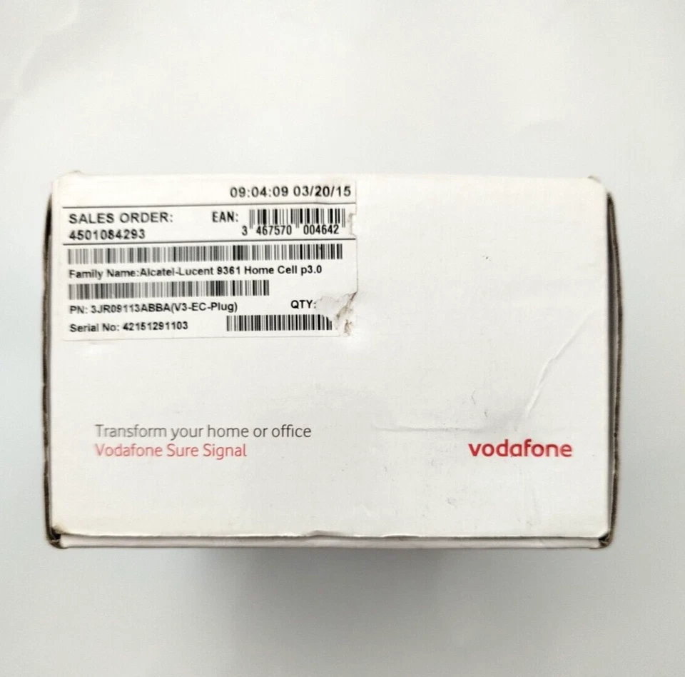 Vodafone Sure Signal Alcatel-Lucent 9361 Home Cell p3.0 Signal Extender - Image 3 of 4