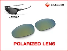 LINEGEAR Emerald Polarized Lens for Oakley Juliet [JU-EM-POLA]