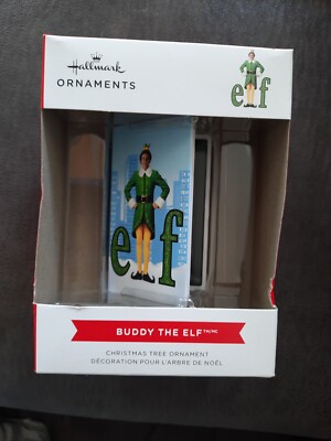 NEW Hallmark 2021 Buddy the ELF VCR Ornament Red Box Christmas Movie