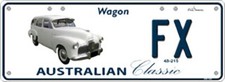 HOLDEN FX WAGON Novelty Number Plate