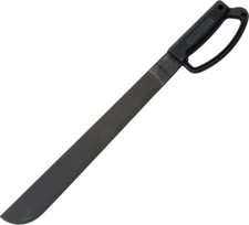 Ontario Black Field Machete 18" Carbon Steel Blade Synthetic Handle Made In USA