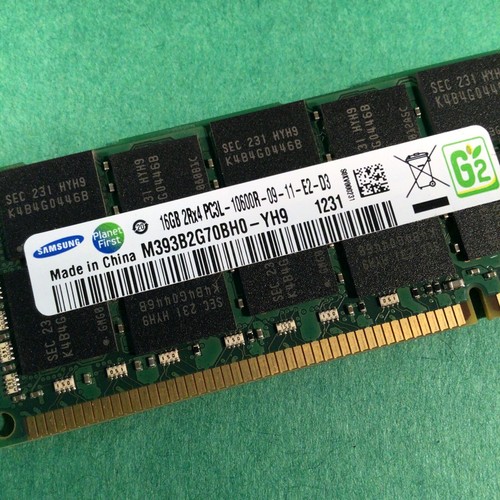 Samsung M393B2G70BH0-YH9 16GB PC3L-10600R 2Rx4 DDR3-1333 240-Pin Server Speicher - Bild 3 von 3