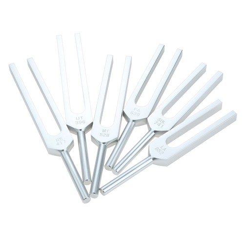 6PCS Solfeggio Tuning Fork Aluminum Alloy 96Hz 417Hz 528 Hz 639Hz 741Hz 852Hz - Picture 7 of 11