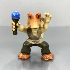 Hasbro Star Wars Galactic Heroes JAR JAR BINKS figure W/blue Gungan ball