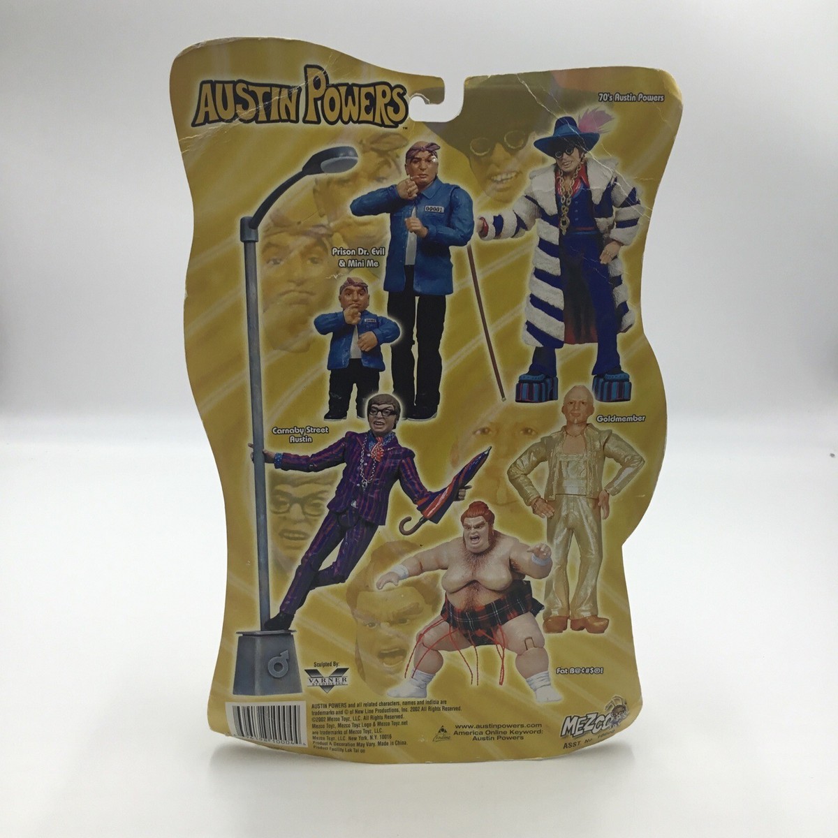 NEW 2002 AUSTIN POWERS PRISON DR EVIL & AND MINI ME FIGURE