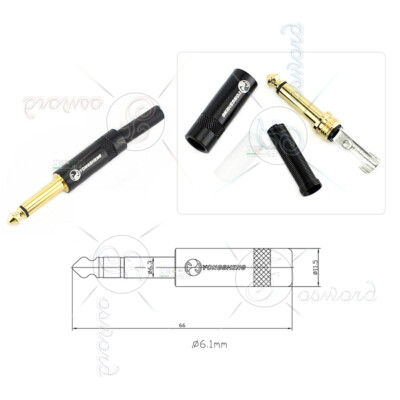 AUX 6.5MM MONO JACK PC/LAPTOP TO XLR MICROPHONE MALE MIXER/SPEAKER