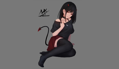 Anime Girls Original Characters MX Shimmer  Gaming Mat Desk 44584