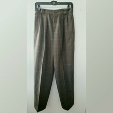 Collectible Gold Vintage Tweed Wool Pants Size 8
