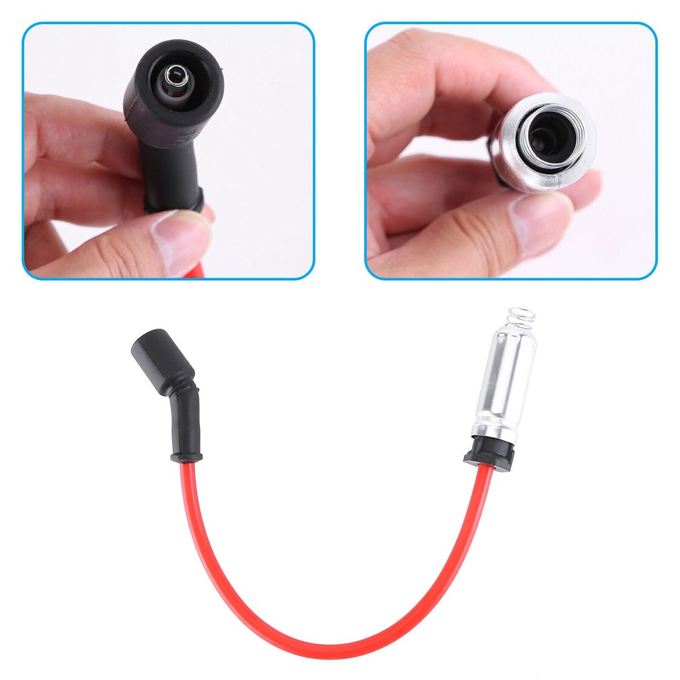 6.0 Ls Coil Packs Ignition Coil & Spark Plug Wire Set For Chevy/GMC 4.8L 5.3L 6.0L 8.1L V8 – Pack Of 8, Square Style AC Delco Spark Plug Wires - Foto 4