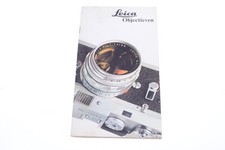 LEICA LENSES 1968 ORIGINAL PRODUCT GUIDE BROCHURE BOOKLET DUTCH 125