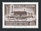 Argentina: 1957 Railroad Centenary (665) MNH