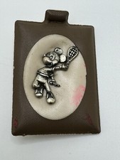 NICE VINTAGE DISNEY PEWTER MICKEY MOUSE TENNIS PIN BROOCH