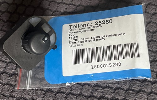 Audi Spiegelschalter A3,A4,A6 8E0959565