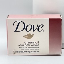 Dove Creamoil Ultra rich Velvet Rosewood & Cocoa Butter Scent Beauty Bar Soap