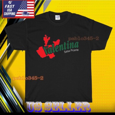 NEW SHIRT VALENTINA SALSA PICANTE LOGO T-SHIRT UNISEX FUNNY AMERICAN SIZE S-5XL