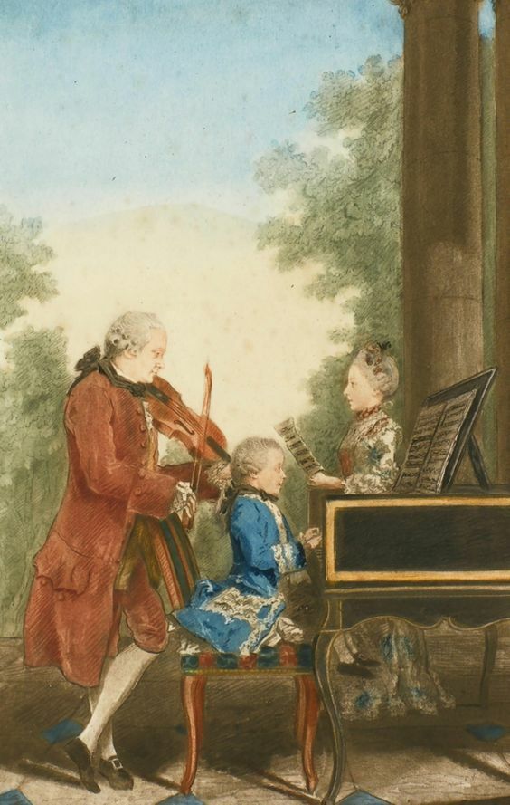 Toile tableaux Mozart 50x70 cm le cadeau idéal pour passionné de musique