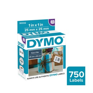 square dymo labels