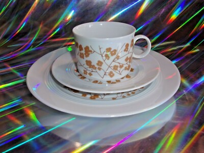PORZELLAN - MELITTA  FRIESLAND  JEVERLAND  WIESMOOR - KAFFEE-TEE-GEDECK - 3-tlg.