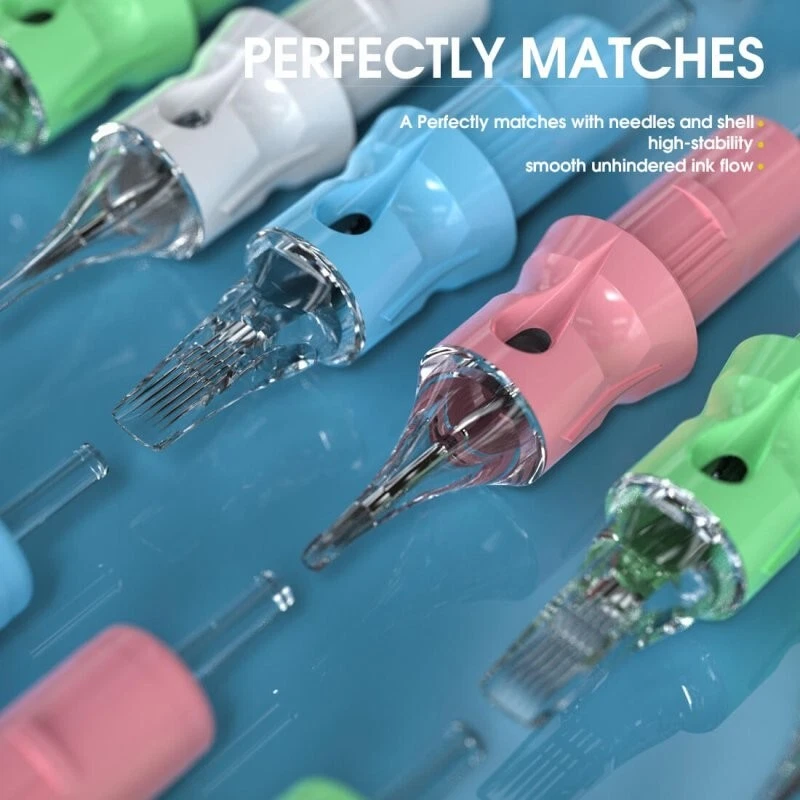 Agujas Cartuchos DragonhawkLabs - Caja de 50 RL/RS/M/RM/RLT Foto 3 de 4