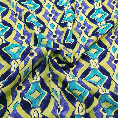 Viscose Challis Fabric Summer Dressmaking Soft Drape Rayon Dress Material - Picture 91 of 322